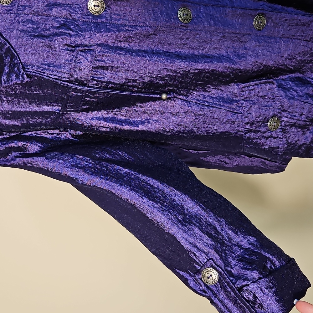 Ruby Rd Purple Women's Lightweight Jacket Size 18 - image 2